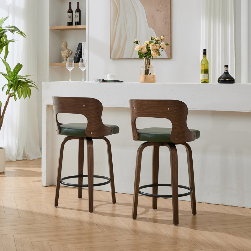 Swivel Counter & Bar Stools, Green