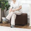 Repose-pieds en similicuir avec rangement en polyuréthane-215582372-217755459