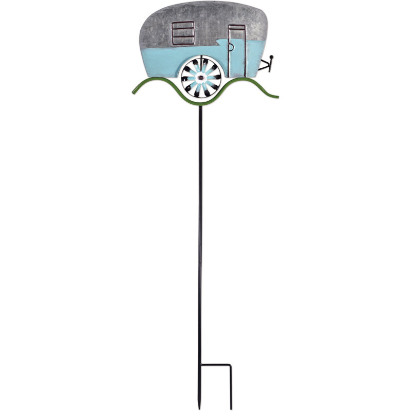 Gracie-Jo Metal Transportation Garden Stake
