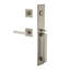 Viaggio Quadrato One-Piece Handleset With D Grip With Quadrato Rosette And Lusso Lever-1740311344-1740311358-1740311349