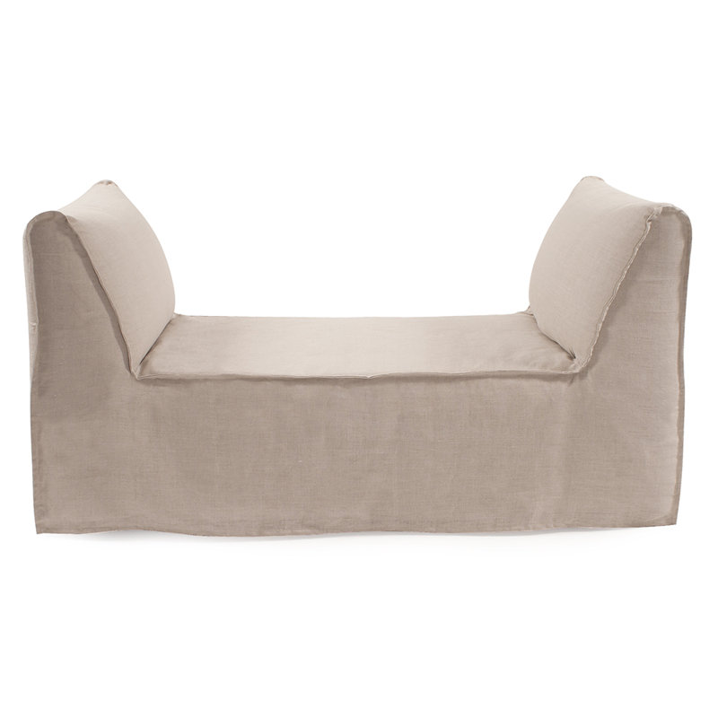Amenia Linen T-Cushion Futon Slipcover