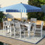  Table rectangulaire d'extérieur pour 6 personnes-447179822-447179823