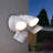 3CCT LED Sensor Flood Light Dusk to Dawn 37.5W(300W Eqv.) 3 Lighting Modes
