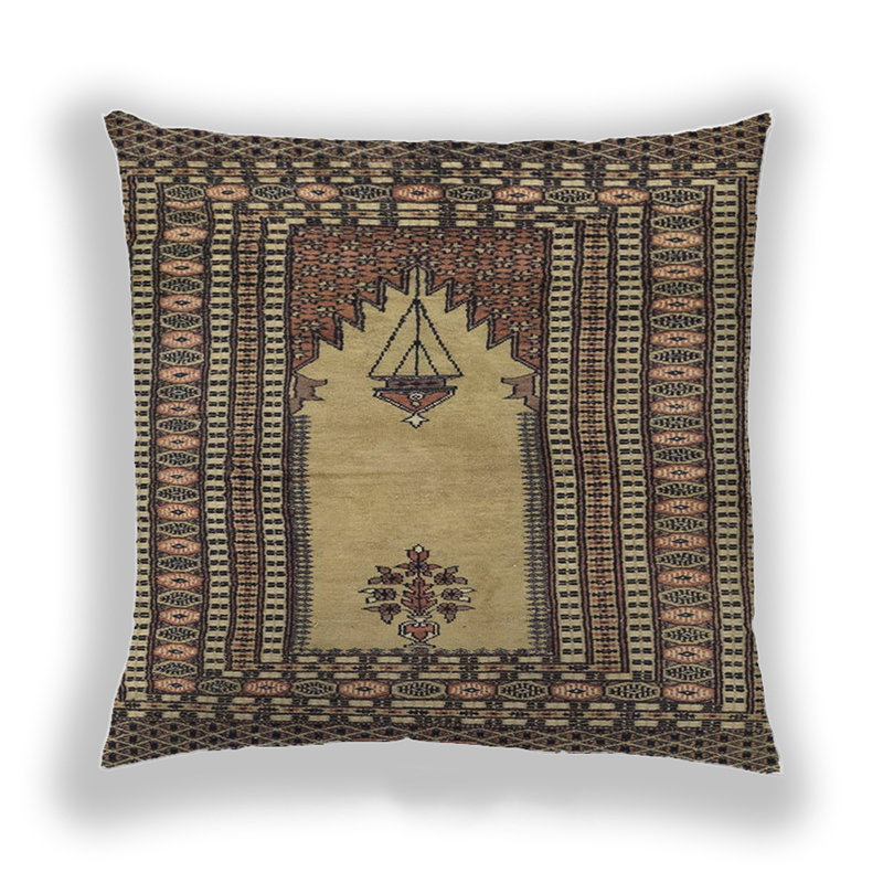Coussin Abstract 1855, Microsuède