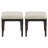Upholstered Stools, Set Of Two