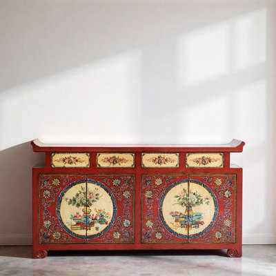 Creative Painted TV Cabinet