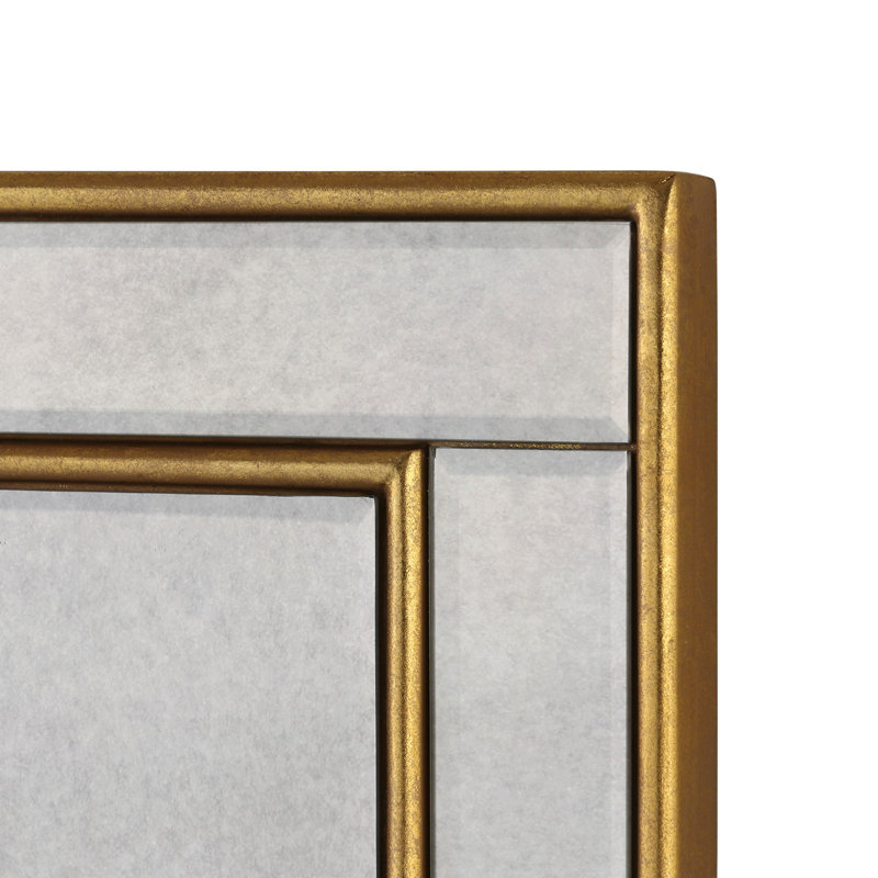 Cassia Rectangle Beveled Wall Mirror, 46" x 35"