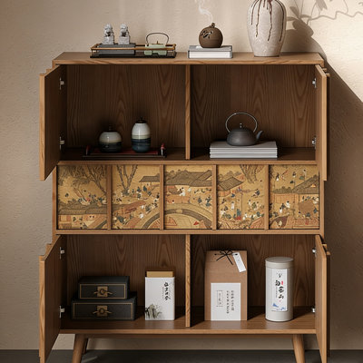 New Chinese Classic Retro Style Sideboard