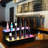 LED Illuminated Acrylic Wine Bottle Display Racks with Remote Control