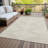 Velina Beige Washable Indoor-Outdoor Rug - -494449319