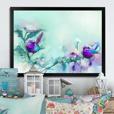 " Paintbrush And Birds "