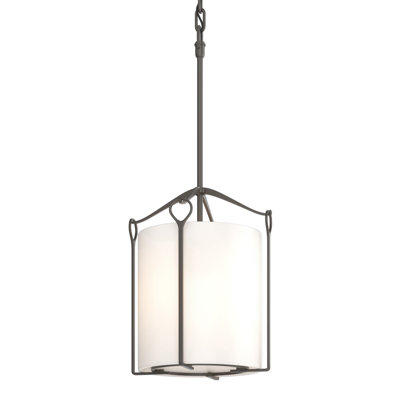 Luminaire suspendu cylindrique à 1 lumière Bow