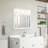 Bathroom Medicine Cabinet, Wall Mounted, Mirror-1419857535-1419857534
