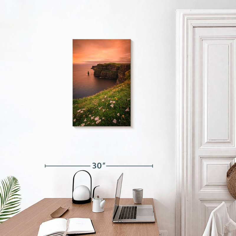 Falaises irlandaises Aime Dusky, H 24 po x l 16 po
