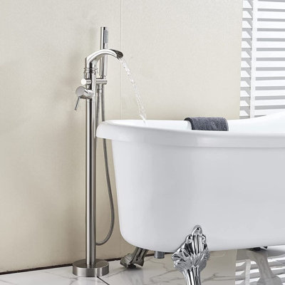 Floor Waterfall Faucet with Diverter
