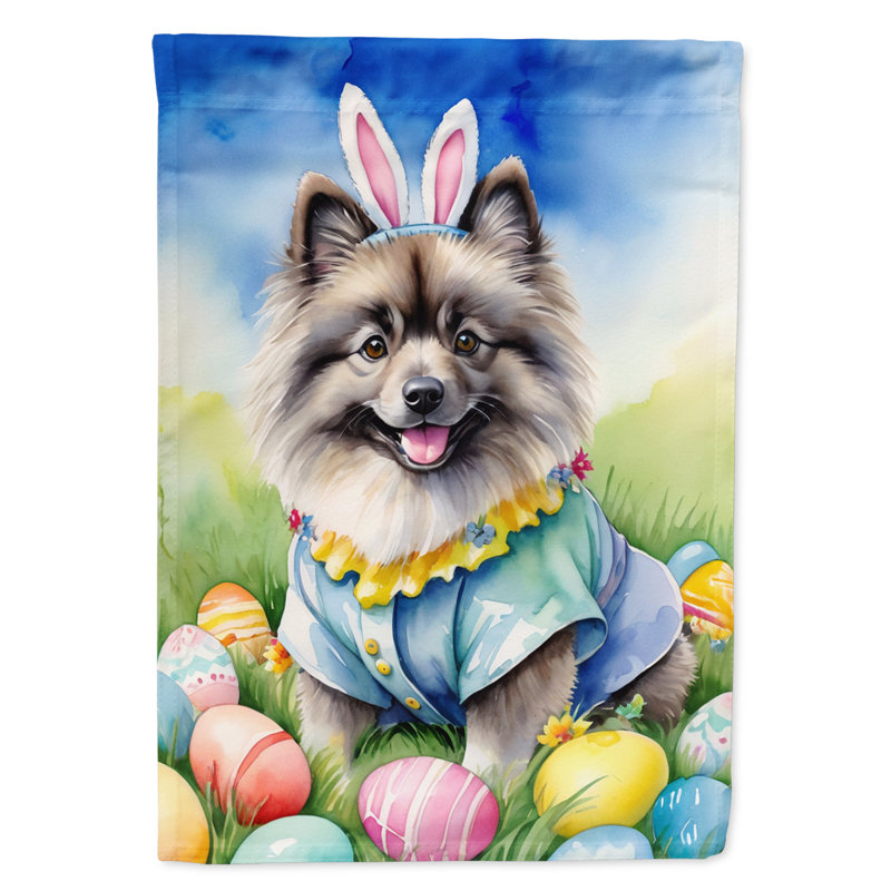 Easter Egg Hunt Double Sided 40'' H x 28'' W Polyester Easter House Flag