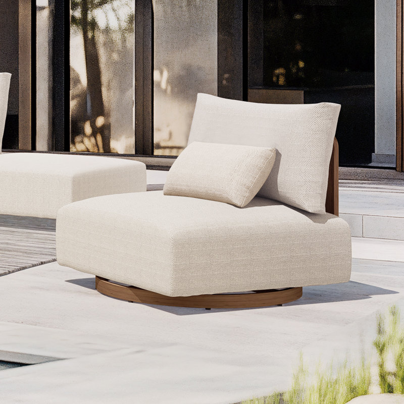 Yanali Modern  Aluminum Swivel Chair