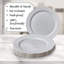Assiette à salade jetable en plastique épais-379200591