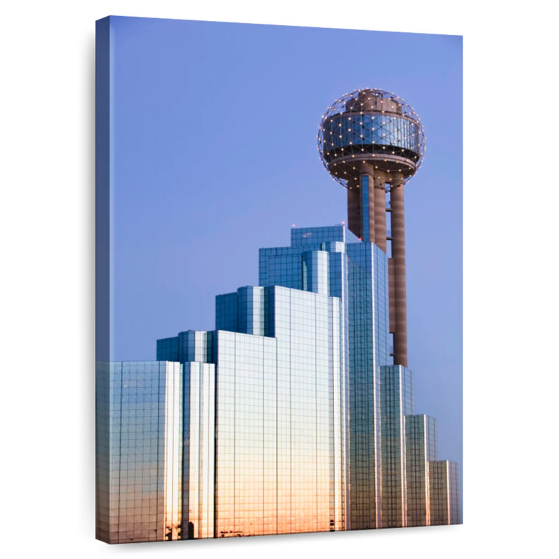 Dallas Reunion Tower, 30" H x 20" W