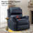 Bouton Traditional Genuine Leather Power Swivel Glider Recliner Set Of 2-912818694