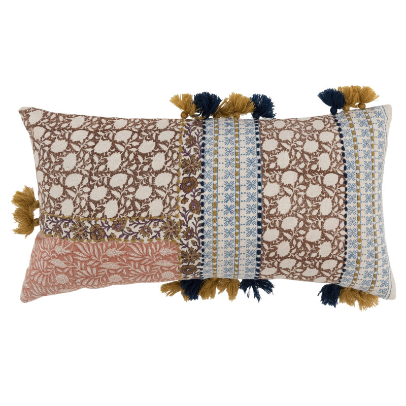 Geometric Rectangular Throw Pillow