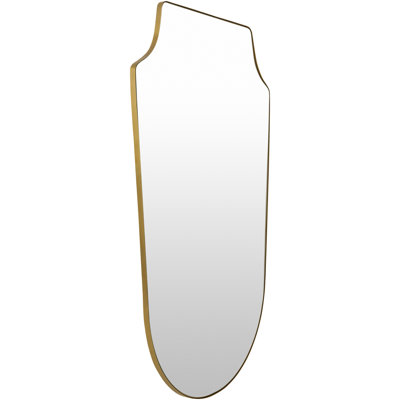 Miroir mural en métal