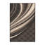 Tapis marocain doux et moelleux d'inspiration mondiale Vance - reliure noire-747647545