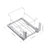 Dowell 18" Double Pullout Kitchen Trash Can with Soft-close Slides - Aluminum-100790297