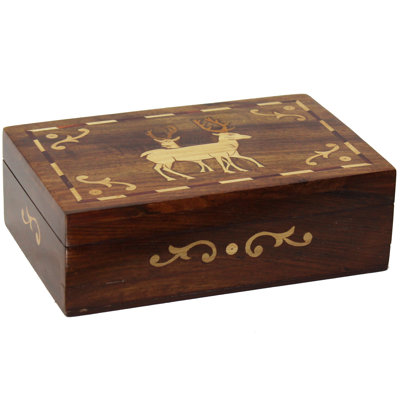 Amatury Wooden Decorative Trunk