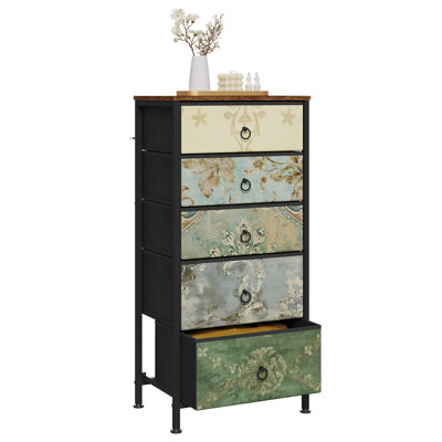 Rikeisha 5 Drawer Storage Drawer