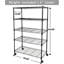 Rayonnage Myashia l 29,92 po avec roulettes