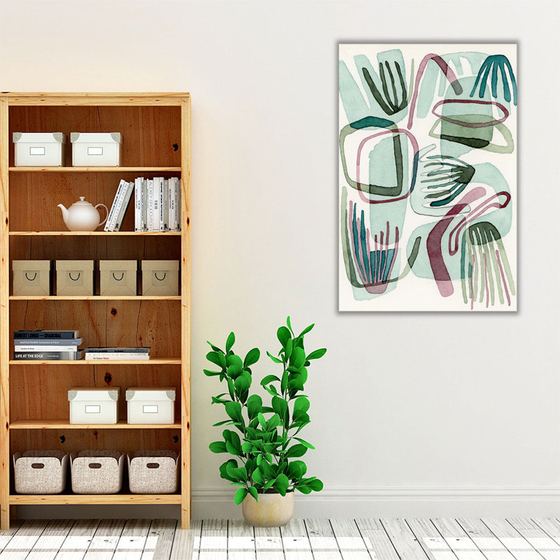 «Sea Abstract II», reproduction d'art sur toile, H 30 po x l 20 po