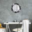 Huldar Glass Flat Wall Mirror-351570299-351567223