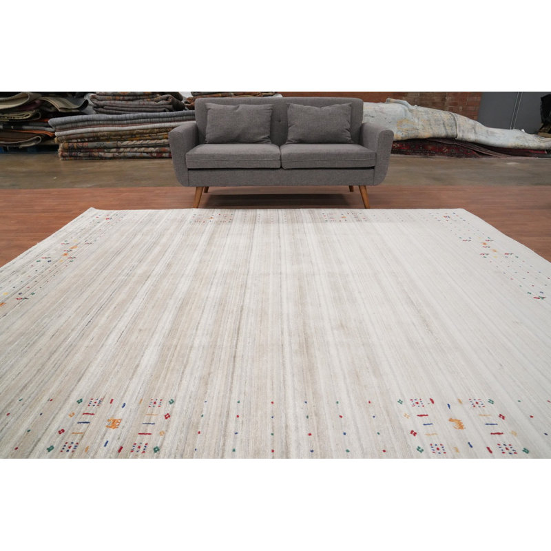 Tapis tribal fabriqué à la main de style Gabbeh 8 x 10