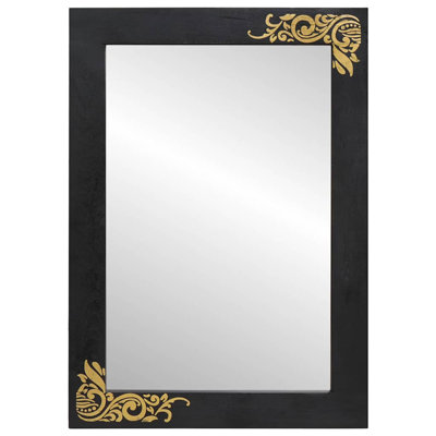 Solid Wood Rectangle Wall Mirror