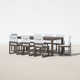 Joly 87'' Rectangular 8 - Person Outdoor Dining Set