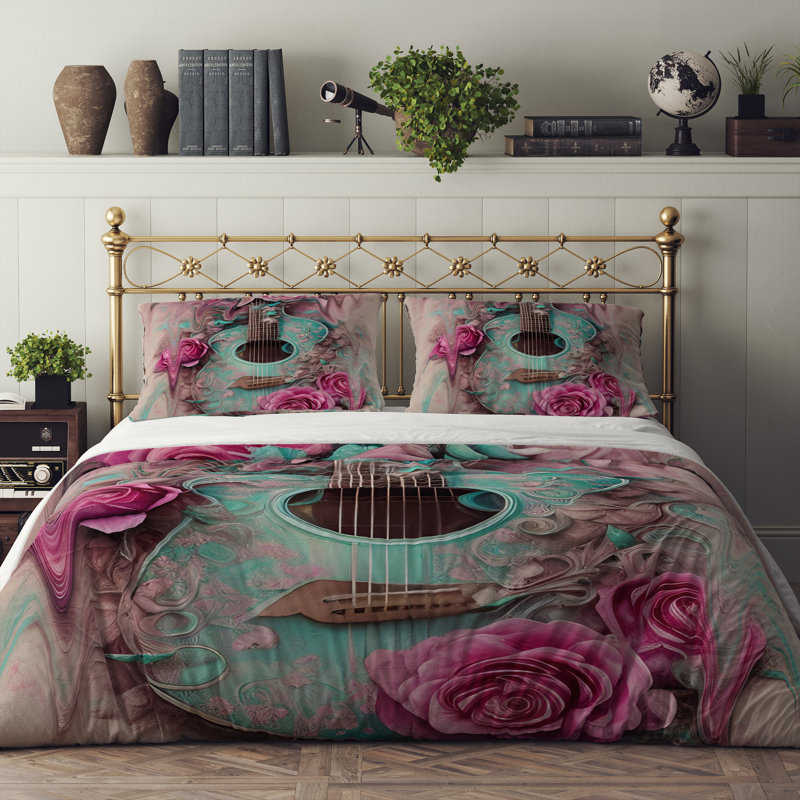 Abstract Duvet Cover, King Duvet Cover + 2 King Shams