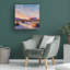 Art mural sur toile tendue - «Desert Sky at Joshua Tree III» de Walker Noble pour décoration de salon, de chambre à coucher ou de bureau - 18 x 18