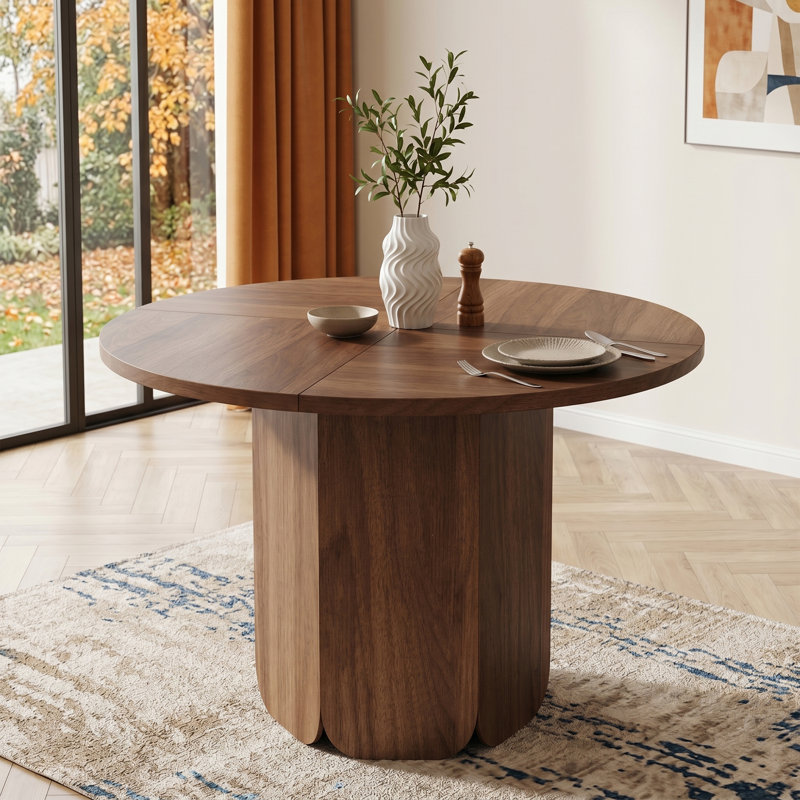 Dining Table, Oak Wood/Yellow