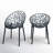 Metrocles Stacking Patio Dining Side Chair-16394073