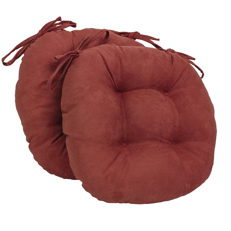 Outdoor 3.5'' Seat Cushion, Red Wine