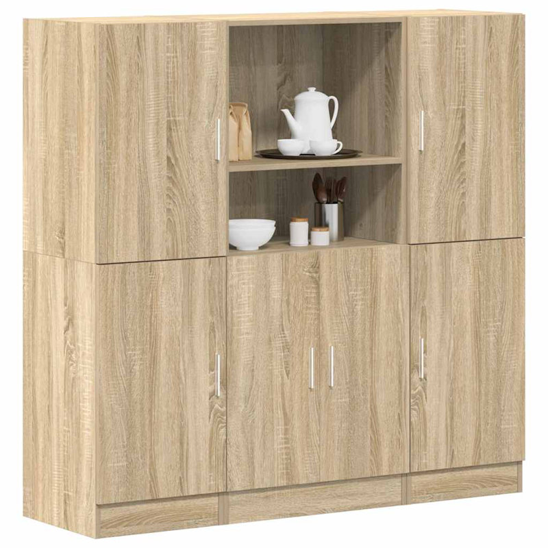 2 131.5cm Kitchen Pantry, Sonoma oak