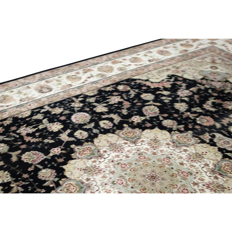Tapis rectangulaire noué à la main