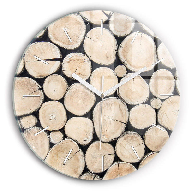 Glass Wall Clock
