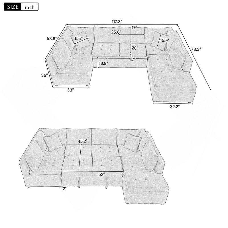 Canapé moderne de style simple avec un confort doux et une conception durable pour un décor de salon confortable