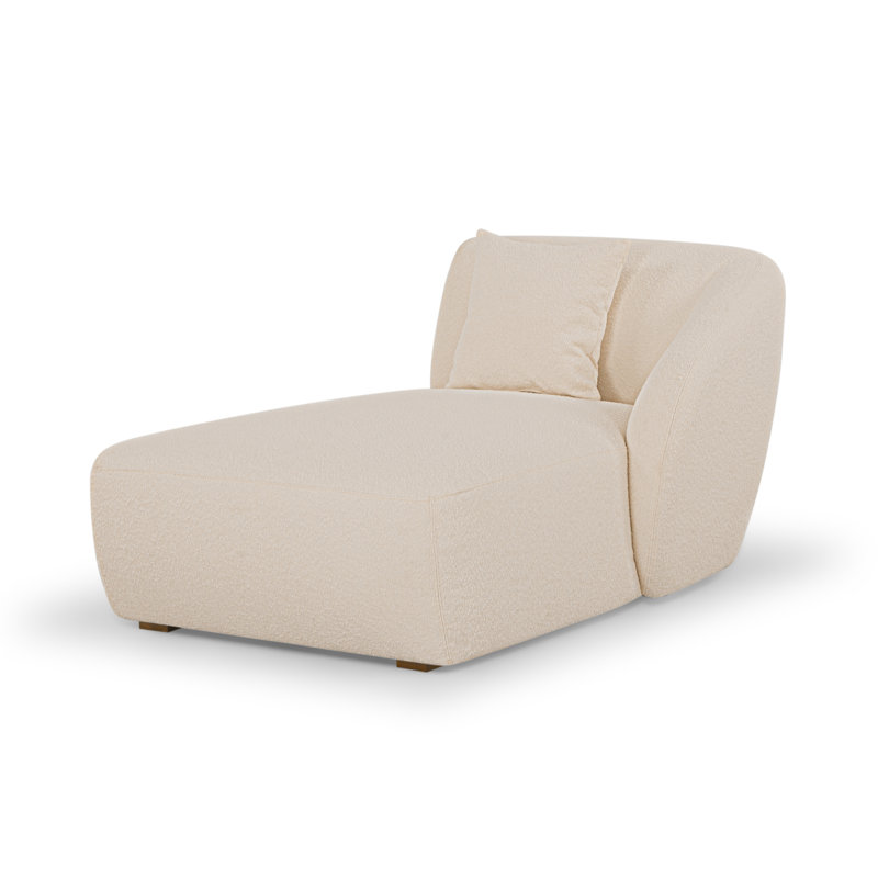Chaise modulaire moderne Jainie, Pacha, Dune Performance Boucle, Orienté à droite