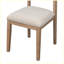 Ensemble de salle à manger 6 pièces de style classique et traditionnel avec 4 chaises rembourrées et un banc-556771362-556771365-556771364
