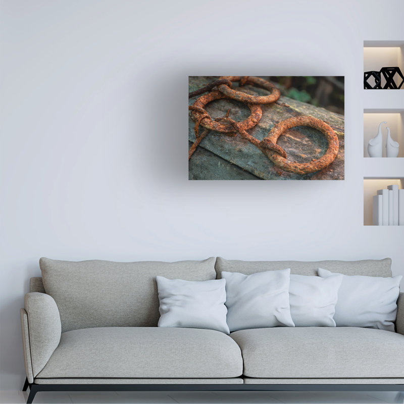 Art sur toile Gordon Semmens Red River Rust 09, 22" H x 32" W