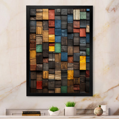 «Imminent Revivification Retro Composition», reproduction sur toile encadrée