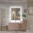 Aevar UL Certified Front & Back Lighted Anti-Fog Tempered Glass Framed Bathroom/Vanity Mirror with 3-Year Warranty-1268592961